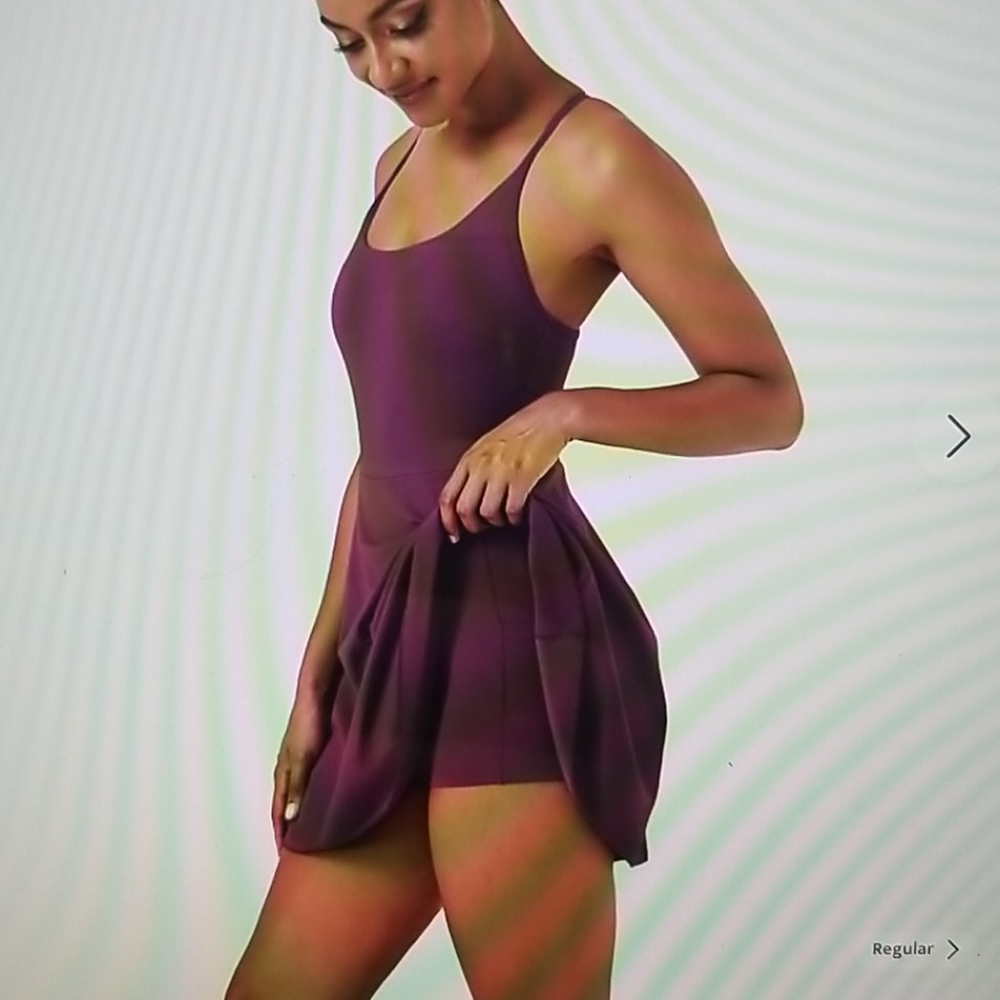 Plum exercise dress (small)